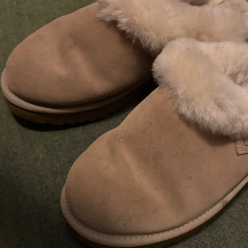 UGG Beige Slippers with Plush Lining - Picture 7 of 13